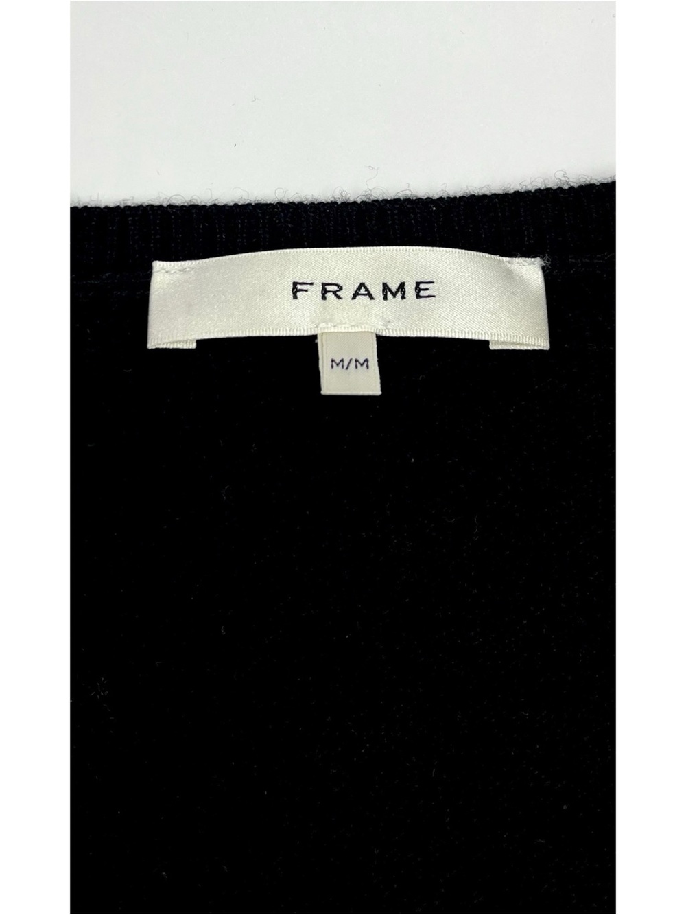 FRAME Frankie Cashmere/Wool Blend Ruched Sweater (Size: M) - Picture 6 of 6